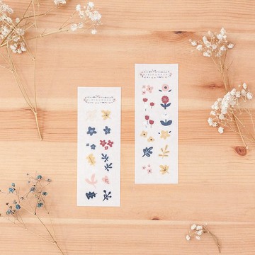 相本裝飾貼兩入 - 四季花草
