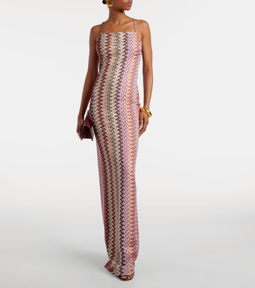 Missoni Zigzag lamé maxi dress
