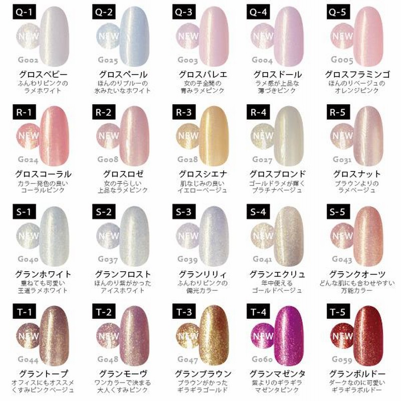 カラージェル 15色 セット まとめ売り ジェルグラフ ジェルネイル