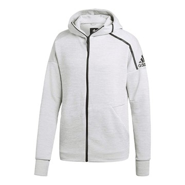 Adidas M ZNE hd FR Hooded Jacket Silver Gray KicksCrew LINE