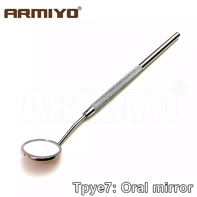 Armiyo-ステンレス鋼の クリーニング ツールキット, ダブルエンド ,頑丈なツール,長さ170mm,戦術的な 狩猟 アクセサリー