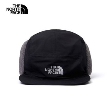 【The North Face 官方旗艦】北面男女款黑色DWR防潑水運動帽｜8CHUWOO
