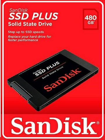SanDisk  SDSSDA-480G-G26 Plus 升級版 480G 2.5吋7mm固態硬碟