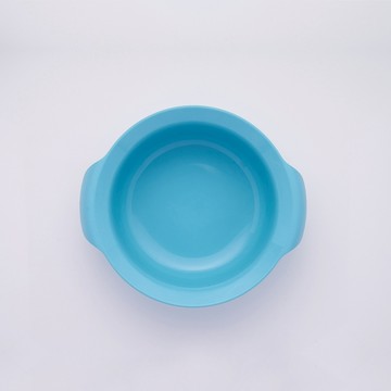 玉米田PLA幼兒淺餐碗‐藍