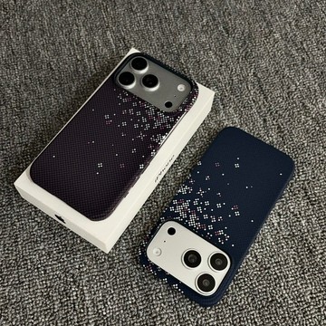 高顏值半包保護殼 磨砂碳纖維凱拉夫手機殼 Magsafe磁吸 大孔鏡頭框 適用於iPhone18 17 16 15 14