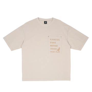KANGOL 男女 落肩口袋T 6525100501