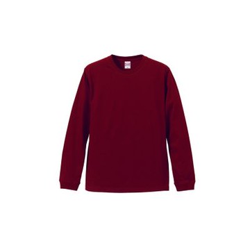 United Athle 5.6oz 頂級柔棉 長袖T恤 酒紅色 3501101-072 [EW]