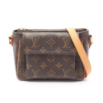 LOUIS VUITTON LV 路易威登 棕色 原花 帆布 Viva Cite PM 肩背包 M51165 【二手名牌BRAND OFF】