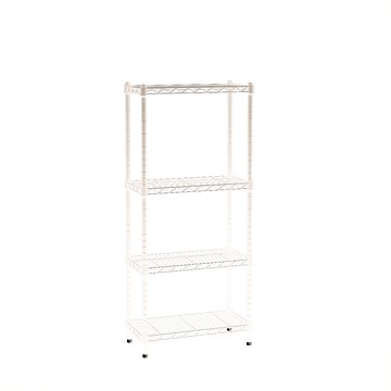 【客尊屋】小資型《粗管徑》 30X60X135Hcm 白騎士四層架