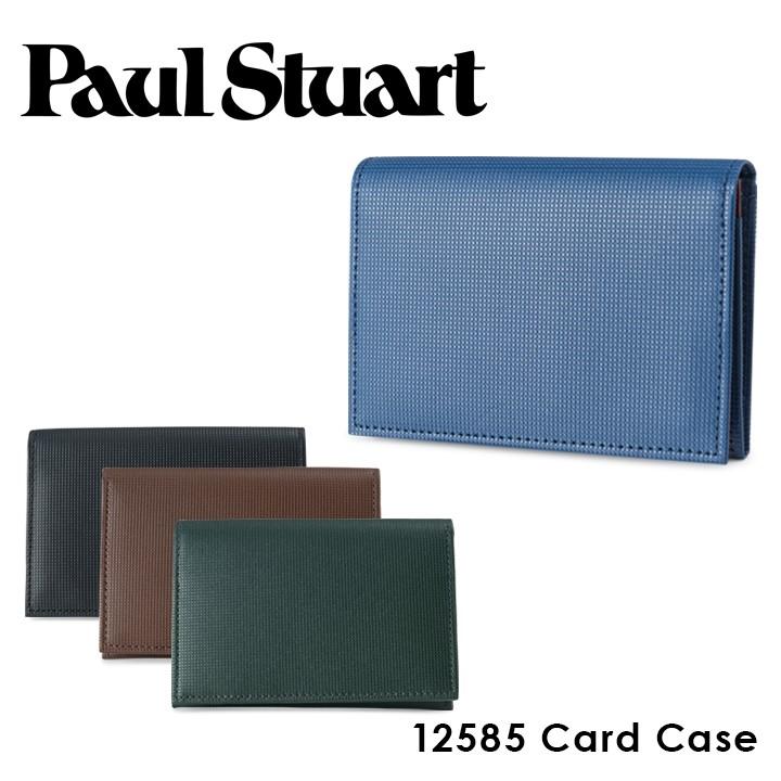 ポールスチュアート Paul Stuart カードケース SP12585 tribeca 名刺入れ メンズレザー 牛革 [PO5]  LINEショッピング