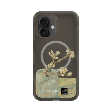 iPhone 16 AirX 本質黑 - Van Gogh Museum - 玻璃杯中盛開的杏花