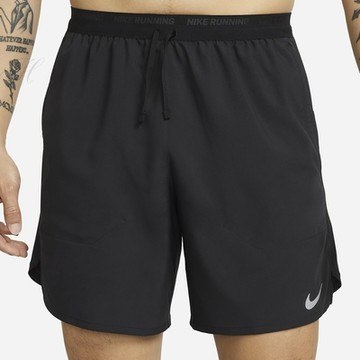 NIKE 短褲 男款 運動短褲 慢跑 AS M NK DF STRIDE SHRT 7IN UL 黑 DM4742-010 (3L6172)