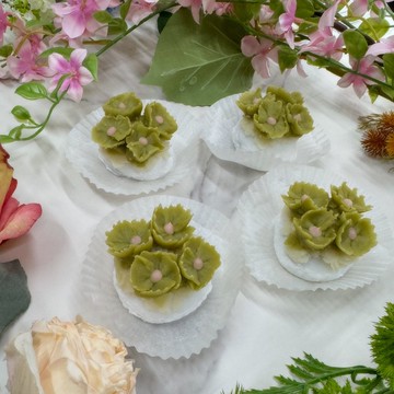 AY baker 韓式裱花 大福 麻糬 紅豆大福 紅豆麻糬 四葉草 幸運草