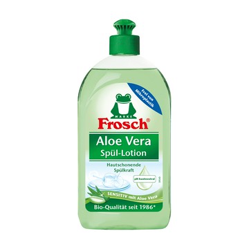 (預購) Frosch 德國小綠蛙 溫和蘆薈洗碗精 500ml (FS012)