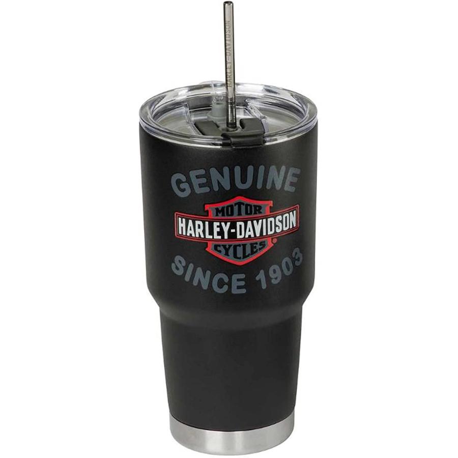 Harley-Davidson Genuine Travel Mug  Tumbler Set, Double-Wall Stainless Ste