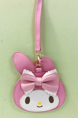 【震撼精品百貨】My Melody_美樂蒂~Sanrio 美樂蒂長耳票夾-粉色#13509