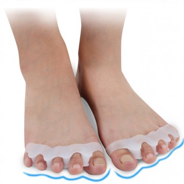 【JHS杰恆社】矽膠拇外翻分趾五指分離腳趾固定大腳骨重疊腳趾護abe24