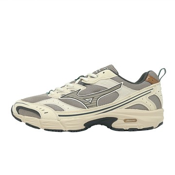 Mizuno 休閒鞋 MXR 男鞋 女鞋 米 棕 拼接 復古 千禧跑鞋 美津濃 D1GA2562-02