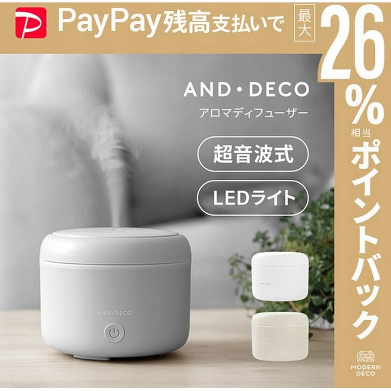 1年保証 アロマディフューザー Ledライト 加湿器 コンパクト 卓上 超音波 アロマ ディフューザー 香り 癒し Usb コンセント おしゃれ 通販 Lineポイント最大0 5 Get Lineショッピング