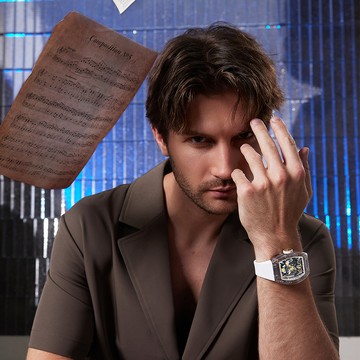 【BENTLEY 賓利】 THE LUMINA 幻影系列 BL-70 自動上鍊 透明水晶錶殼 鏤空 氟矽膠 夜光 機械錶