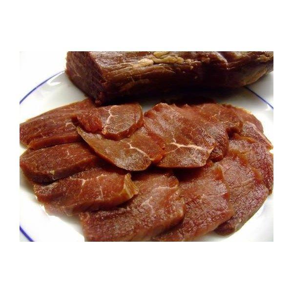 冷凍　蝦夷鹿（しか）のもも肉の生ハム1Kg（約３〜５パック）