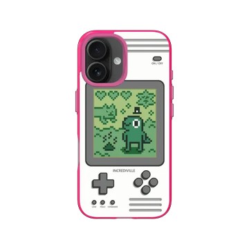 iPhone 16 JellyTint 粉漾桃 - 怪奇事物所 Incrediville - 8-bit所長飼育家