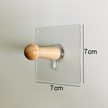 掛鉤 掛衣架 門後掛衣架實木掛鉤無痕釘衣架門后衣服展示架粉刷墻白墻衣帽鉤創意原木衣鉤