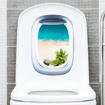 【MR.ZAKKA】創意萬用裝飾貼紙-景觀主題 海底星空窗景 G款 居家布置 DIY可移式壁貼 無痕壁貼 牆貼