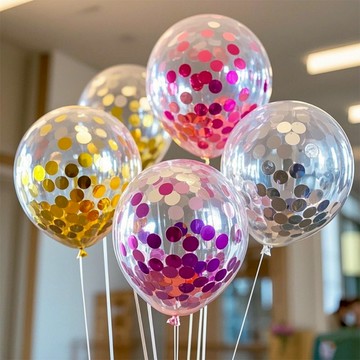 乳膠氣球 派對佈置氣球 亮片氣球 微笑氣球 特殊款式氣球 金色圓點氣球 特殊氣球 點點氣球
