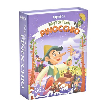 AppleBox 童話故事拼圖 益智玩具  木偶奇遇記 多色  36片  1盒
