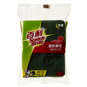 【嘛吉趴行】百利™ 餐廚專用海綿菜瓜布一般型 74S-2MU, 2片裝