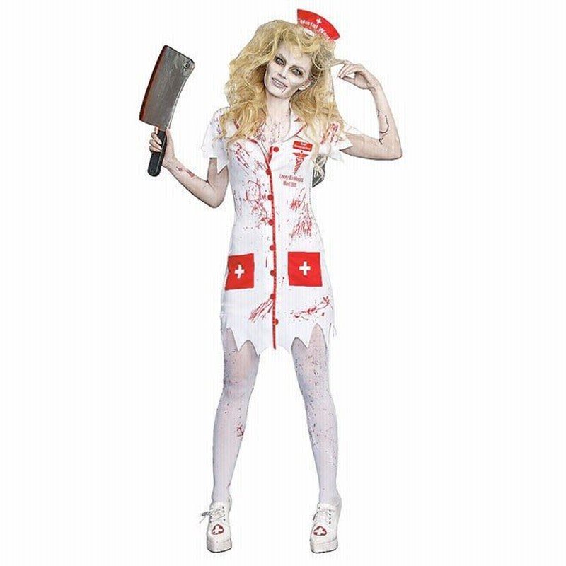 ホラーゾンビ Usj 仮装 ナース コスプレ 大人 コスチューム ハロウィン 衣装 肝試し お化け屋敷 通販 Lineポイント最大0 5 Get Lineショッピング