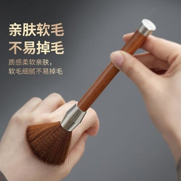 隔日💥黃銅款茶刷高檔次不掉毛茶具配件軟毛刷子高檔養壺筆新款清潔毛刷