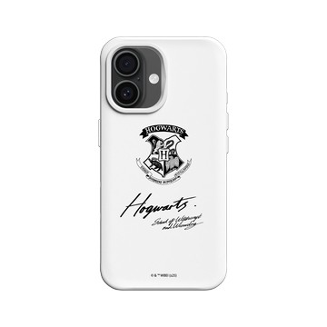 iPhone 16 SolidX 白 - 哈利波特 Harry Potter - 霍格華玆