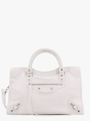 Le city medium leather shoulder bag with metal details - BALENCIAGA - gender_Woman