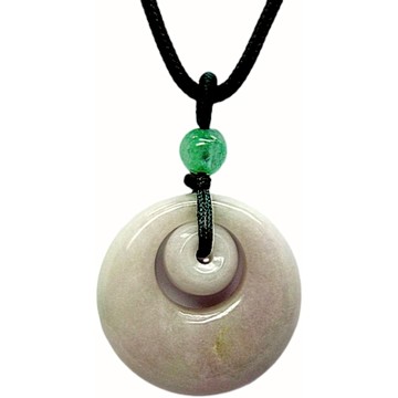 【小樂珠寶】濃紫羅蘭子母大平安扣 天然A貨翡翠墜鍊玉墜子項鍊AA08