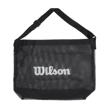 Wilson 單顆裝側背網袋 威爾勝籃球袋 籃球網袋 籃球袋 足球袋 排球袋 側背袋 網袋 球袋 籃球背袋 收納袋 黑白