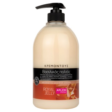 ARLEM 蜂漿修護香氛沐浴乳 100%希臘原裝進口 PH5.5弱酸性 富含維他命A E F 歐盟實驗室敏感檢測  1L  1瓶