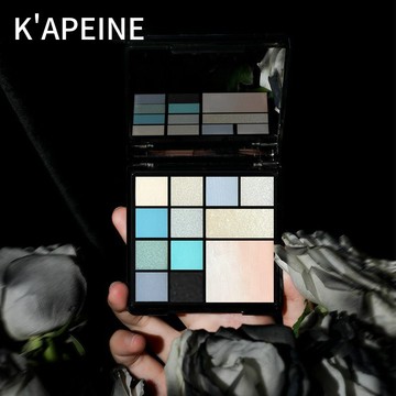 K'APEINE 卡佩爾 12色巴黎花園眼影 彩顏人夢中情盤 珠光眼影盤 低飽和 化妝品 眼影