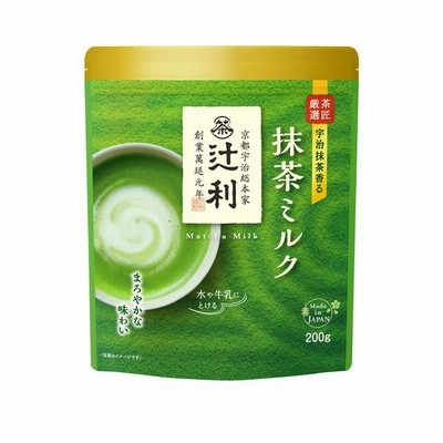 ◆辻利 抹茶ミルク やわらか風味 200g【12個セット】