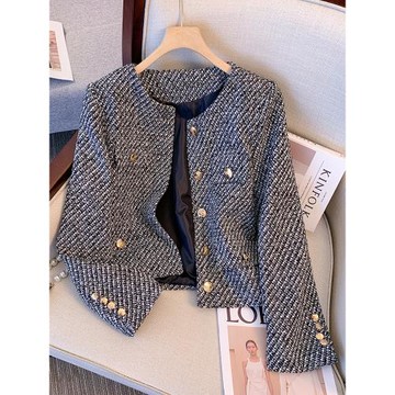 法式高端小香風外套女春秋季2026新款爆款高級感名媛高端加厚上衣