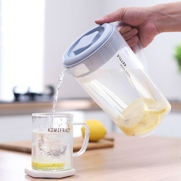 【台灣出貨】塑料冷水壺大容量大號加厚杯子耐高溫家用商務加刻度家用扎壺組合冷水壺 涼水壺 水果茶壺