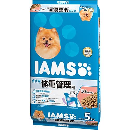 アイムス (IAMS) ドッグフード 成犬用 体重管理用 小粒 ラムライス 5