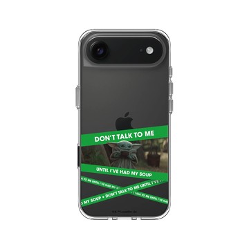 iPhone Air Clear Case（相機按鈕） 透明 - Star Wars - The Mandalorian - 不要跟古古說話
