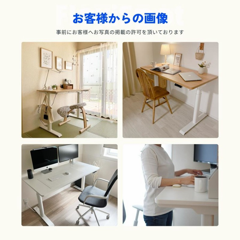 FlexiSpot スタンディングデスク 昇降 EW8 昇降デスク 電動