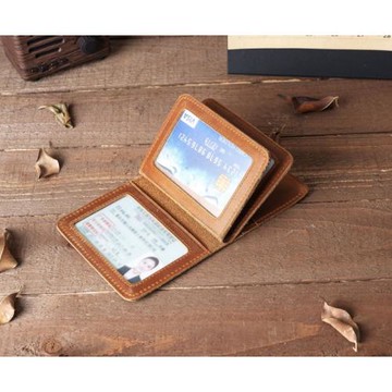 2023新款真皮駕駛證件套行駛證夾二合一錢包卡包保護套瘋馬皮男士