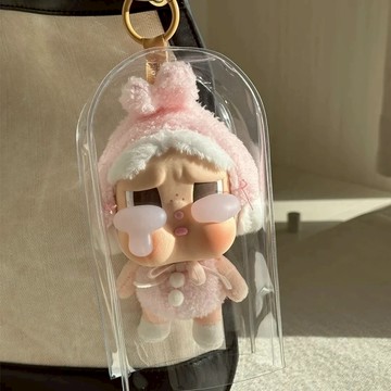 台灣現貨🌟 哭娃保護袋 娃娃雨衣 娃衣 泡泡瑪特 防塵罩 外帶包 星露貝兒保護套 防雨套 防塵套 PVC透明袋