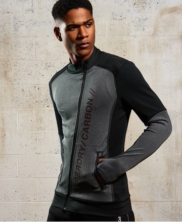 Superdry Men's Men's Run Free Jacket Dark Grey / Carbon Marl - Size: Xxxl