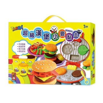 [風車圖書] 超級漢堡小麥黏土-FOOD超人