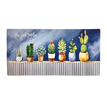 軟式珪藻土長踏墊  120 x 40cm  仙人掌  1個